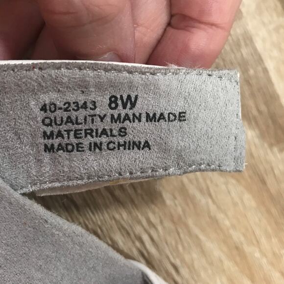 NWT Easy Street Comfort Wave White Slip-on Sandals 8W - Picture 7 of 10